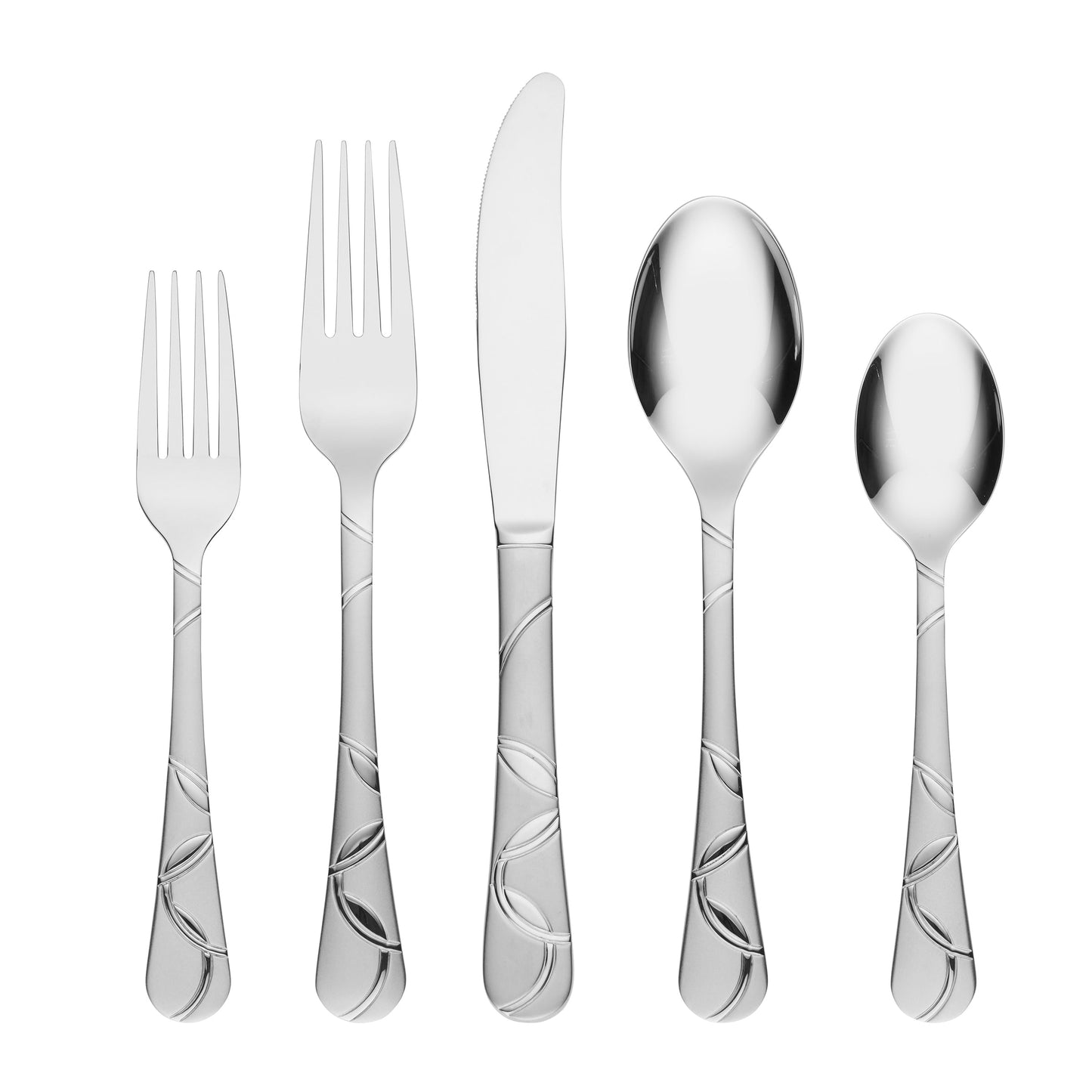 Felicity Sand 45-Piece Flatware Set