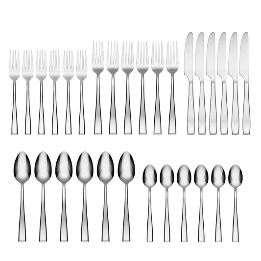 Cali Mirror 30-Piece Flatware Set