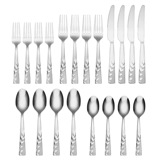 Blossom Sand 20-Piece Flatware Set