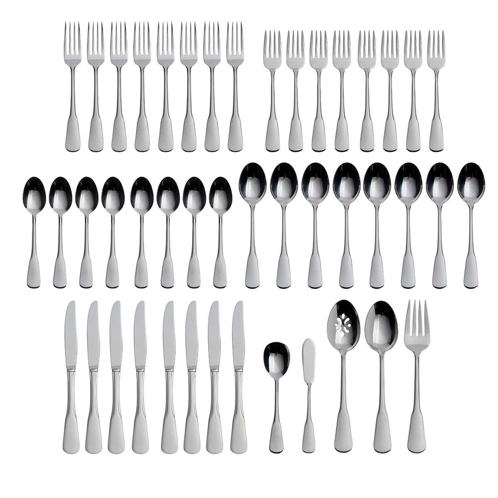 Oneida Colonial Boston 45 Piece Everyday Flatware Set