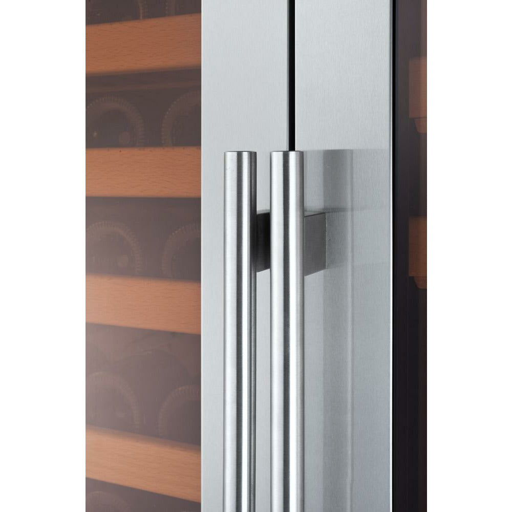 Allavino 48 Inch Wide | 346 Bottle Triple Zone Side-by-Side Wine Cooler | Tru-Vino Technology and FlexCount II Shelving