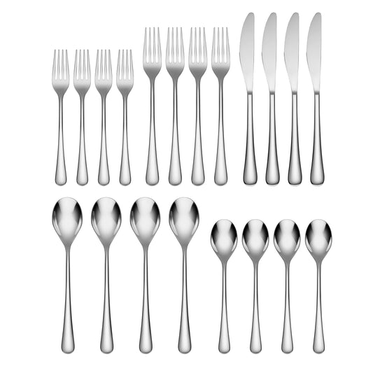 Xyla Mirror 20-Piece Flatware Set