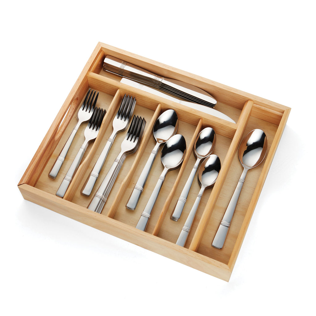 Braylen Mirror 62-Piece Flatware Set