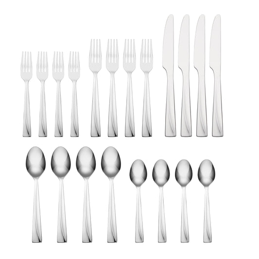 Jasper Mirror 20-Piece Flatware Set