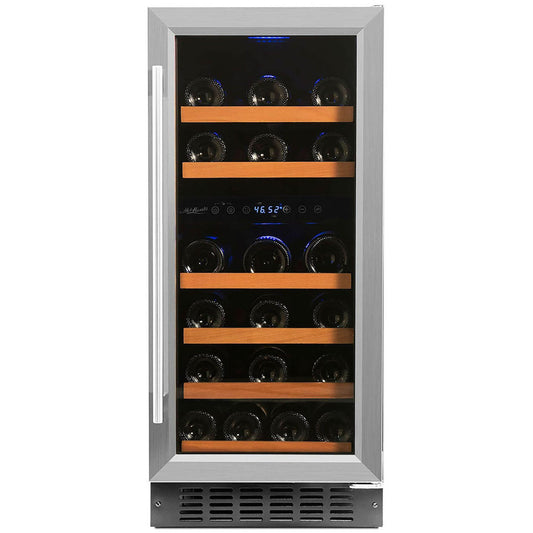 Smith & Hanks 15" Dual Zone Wine Cooler | Holds 32 Bottles | RW88DR