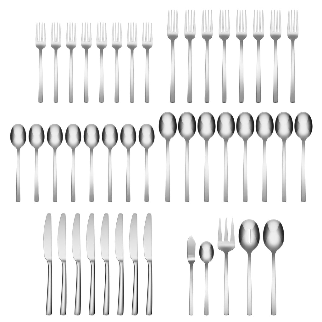 Beacon Mirror 45-Piece Flatware Set