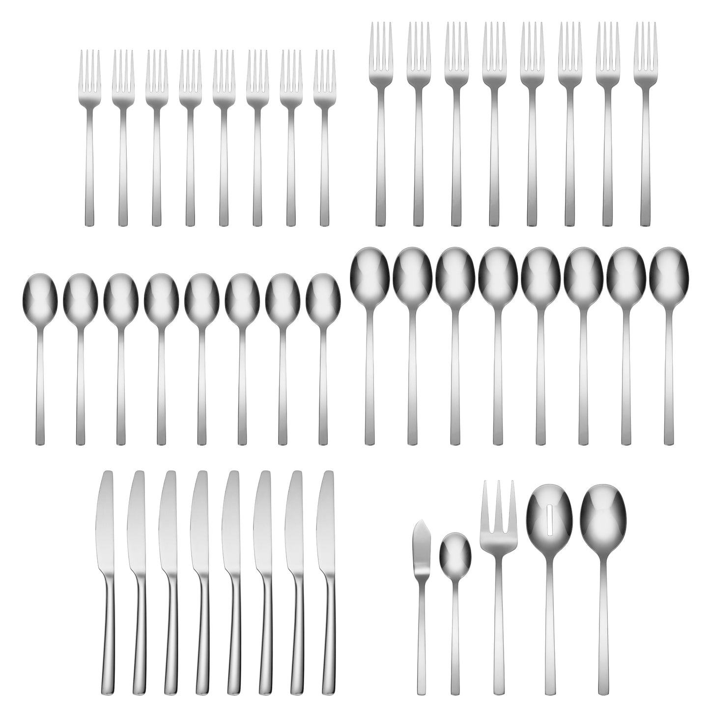 Beacon Mirror 45-Piece Flatware Set