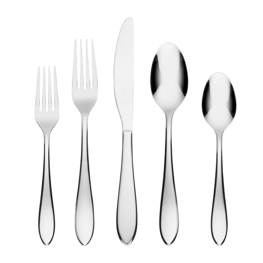 Delia Mirror 42-Piece Flatware Set