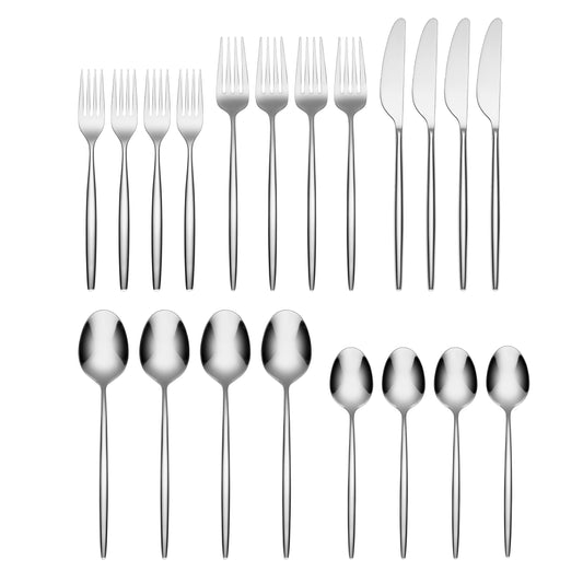 Gaze Mirror 20-Piece Flatware Set