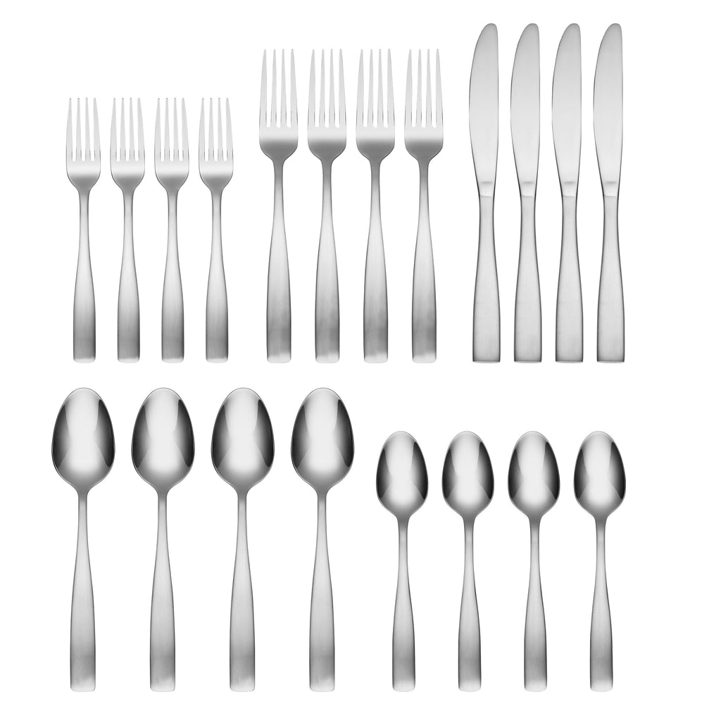 Bolden Satin 20-Piece Flatware Set