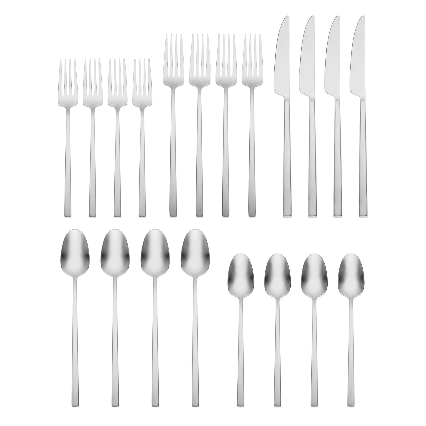 Damaris Satin 20-Piece Flatware Set