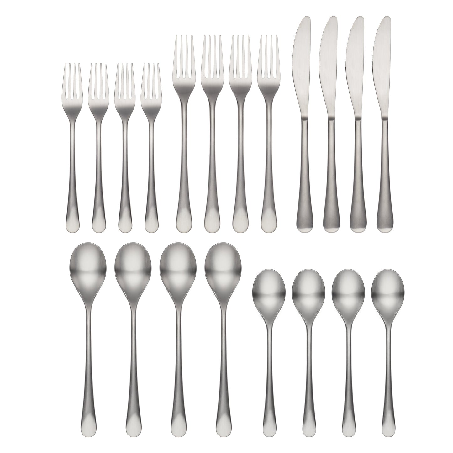 Xyla Satin 20-Piece Flatware Set