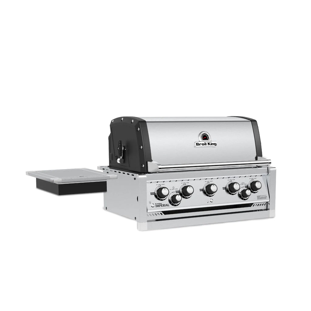 Broil King Imperial 590 5-Burner Built-In Gas Grill - With Rotisserie & Side Burner - Stainless Steel - 958084 LP / 958087 NG