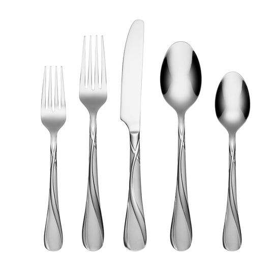 Rue Sand 20-Piece Flatware Set