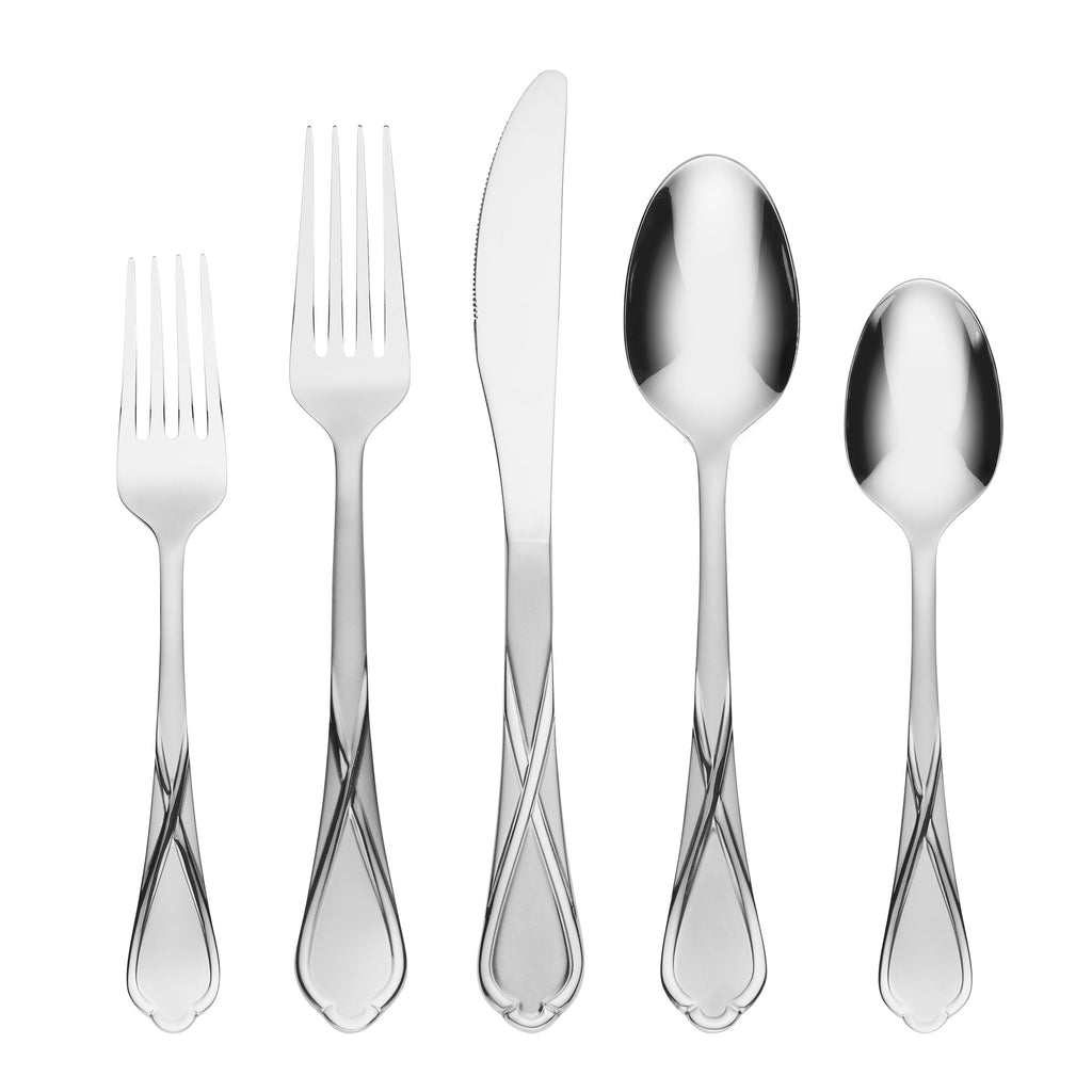 Heather Sand 20-Piece Flatware Set