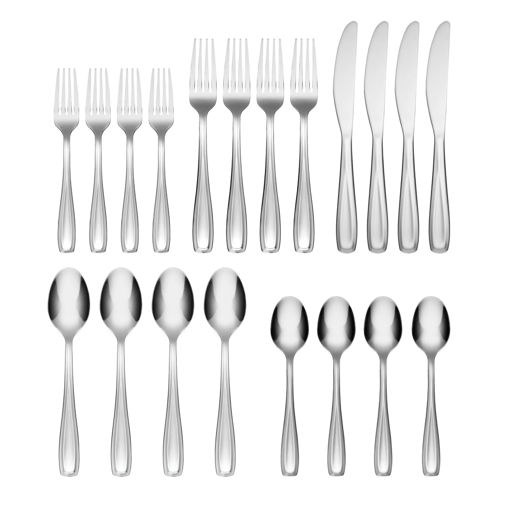 Waylen Mirror 20-Piece Flatware Set