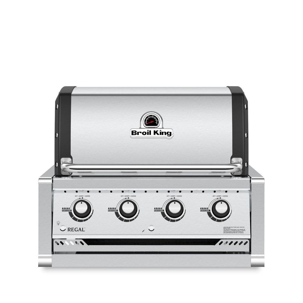 Broil King Regal S420 4-Burner Built-In Gas Grill - Stainless Steel - 885714 LP / 885717 NG