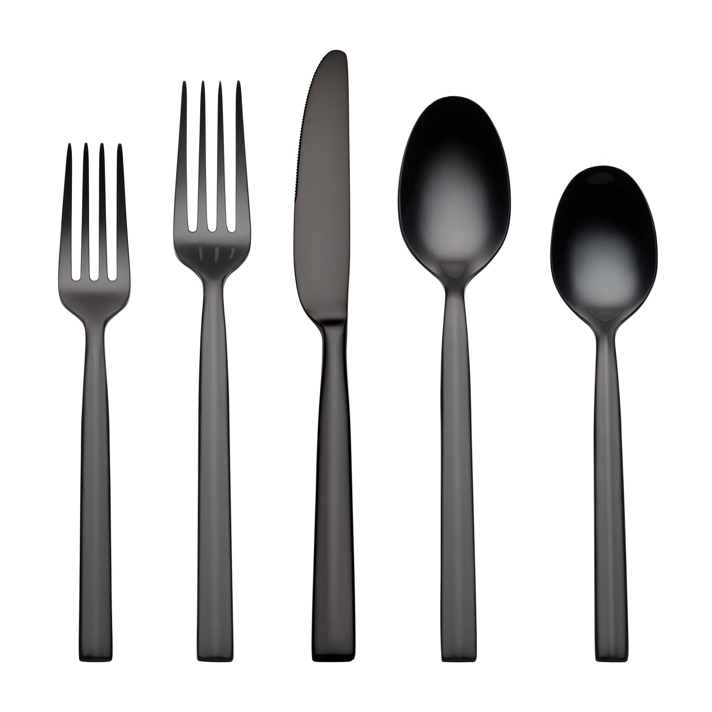 Oneida Aero Black Mirror 20-Piece Flatware Set