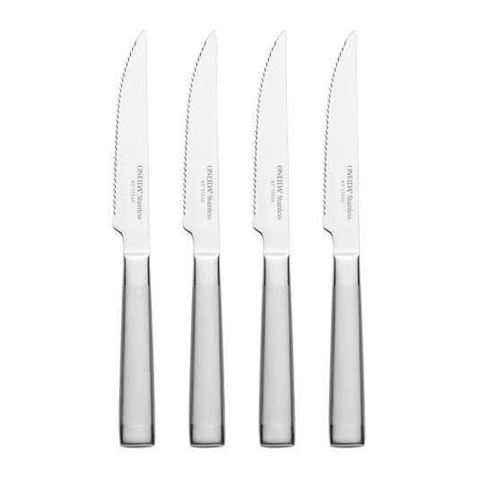 Oneida Performance 4 Piece Stainless Steel Steak Knives