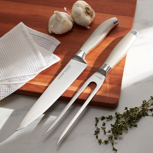 Oneida Preferred 2 Piece Stainless Steel Carving Set