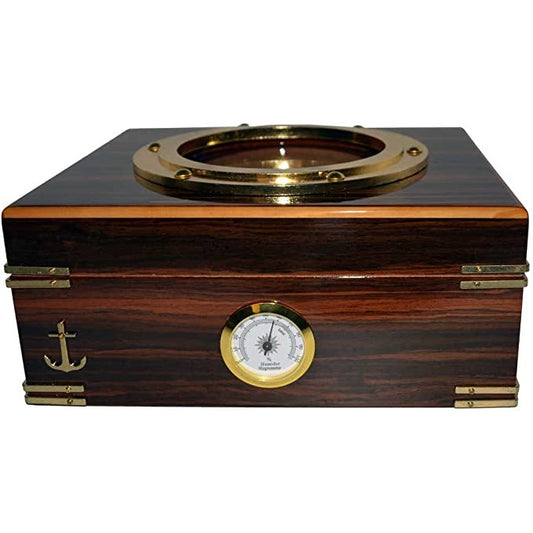 Gangway Desktop Cigar Humidor | Holds 55 Cigars