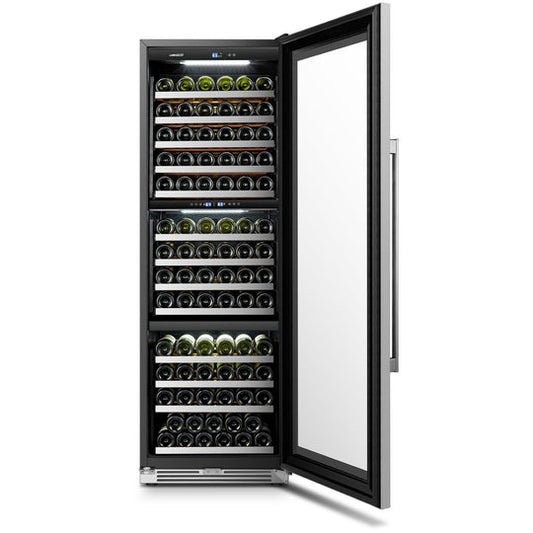 LanboPro 24" Wide, 143 Bottle Triple Zone Wine Cooler