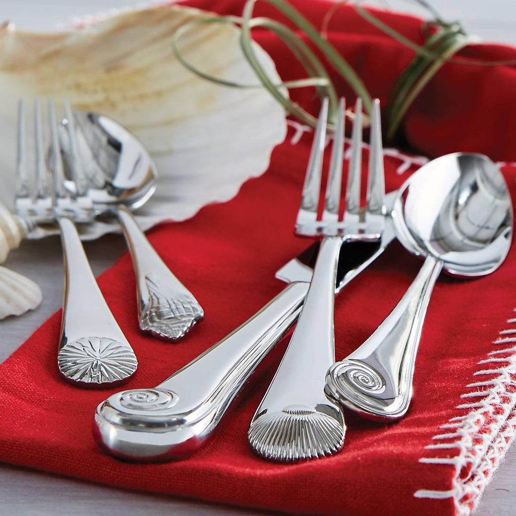 Seashell 5pc Flatware Place Setting