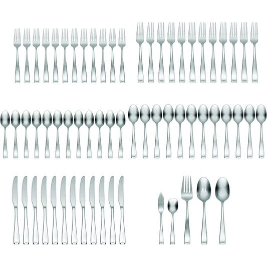 Oneida Satin Moda 65pc Flatware Set
