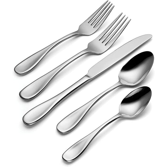 Oneida Brushed Satin Voss 45pc Flatware Set