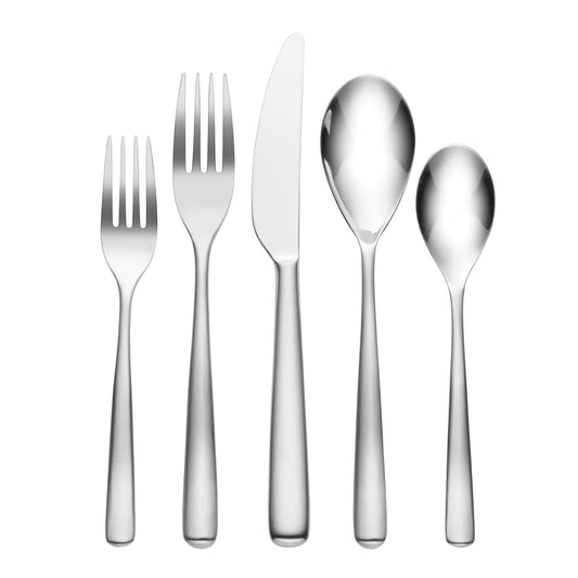 Oneida Ella Satin Fade 20 Piece Flatware Set