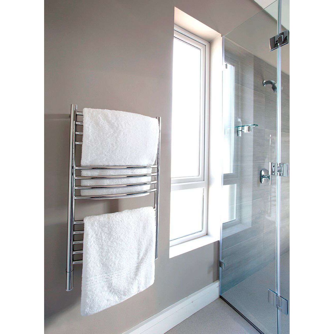 Amba Jeeves C Curved Hardwired Towel Warmer - 20.5"w x 36"h