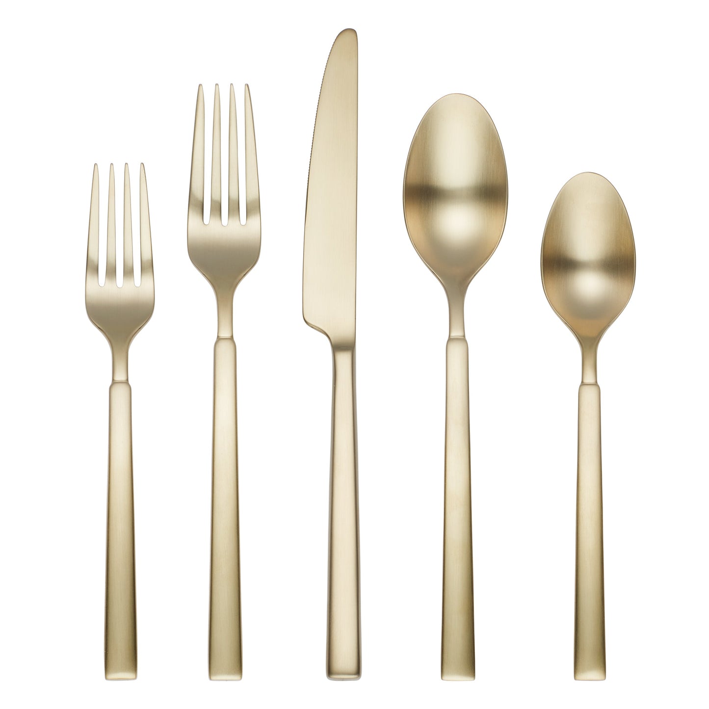 Gailann Champagne Satin 20-Piece Flatware Set