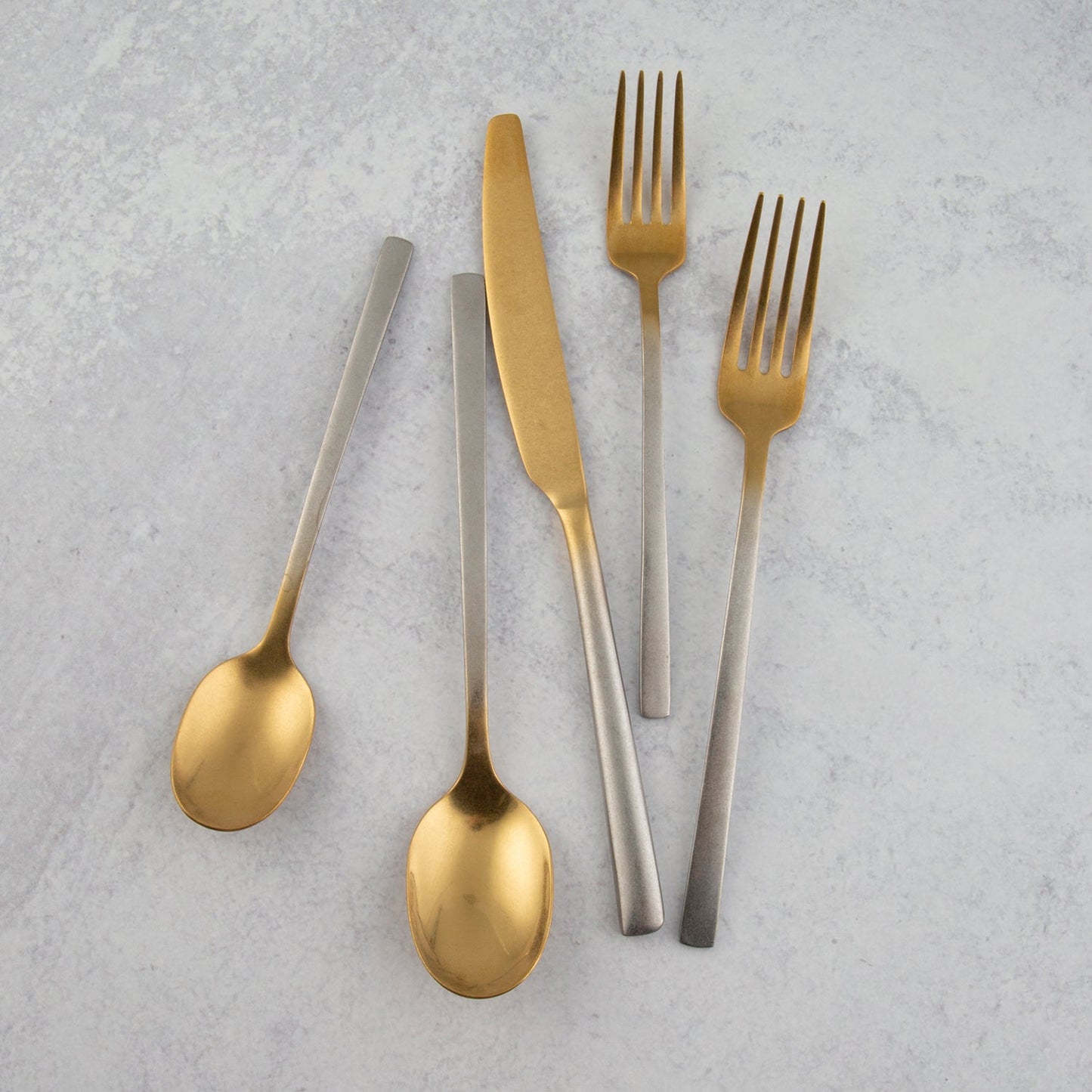 Beacon Rumble Gold Ombre 20-Piece Flatware Set