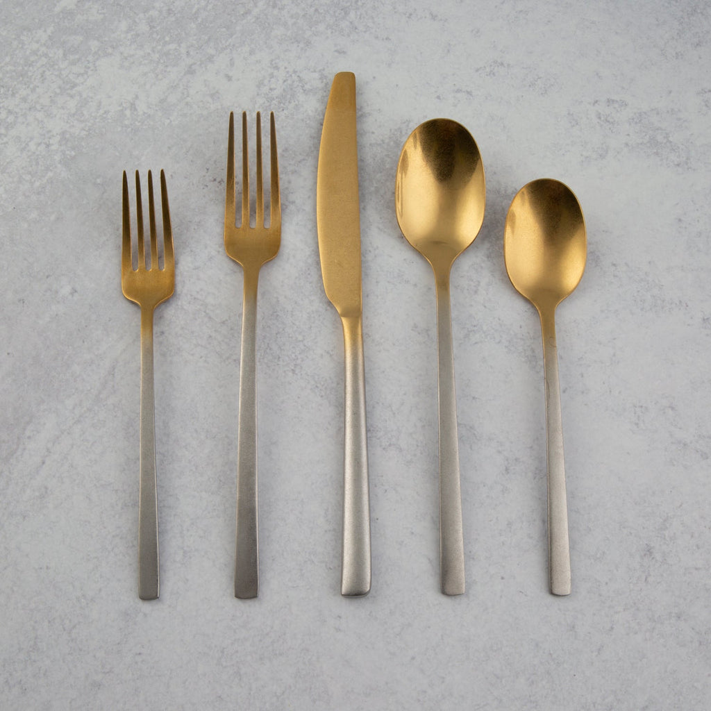 Beacon Rumble Gold Ombre 20-Piece Flatware Set