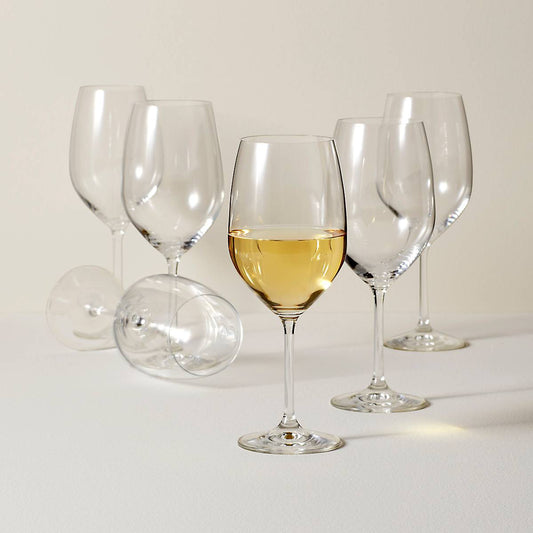Tuscany Classics White Wine Glass Set, Buy 4 Get 6
