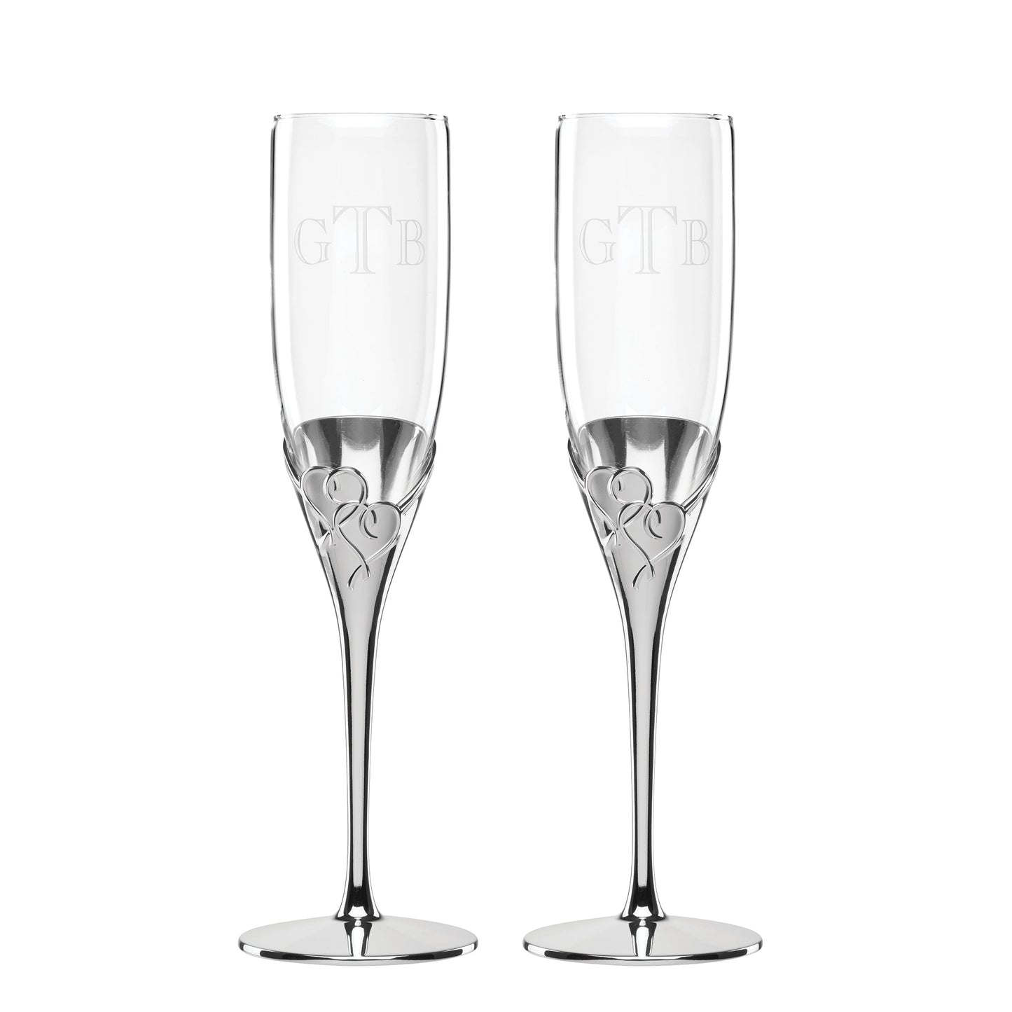 True Love 2-pc Toasting Flute Set