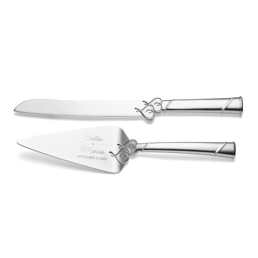 True Love Cake Knife & Server