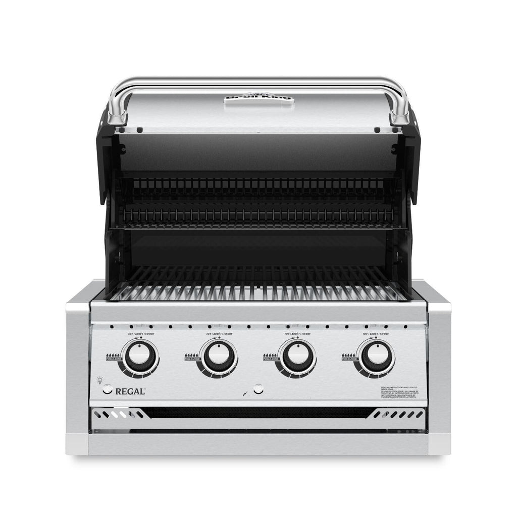 Broil King Regal S420 4-Burner Built-In Gas Grill - Stainless Steel - 885714 LP / 885717 NG