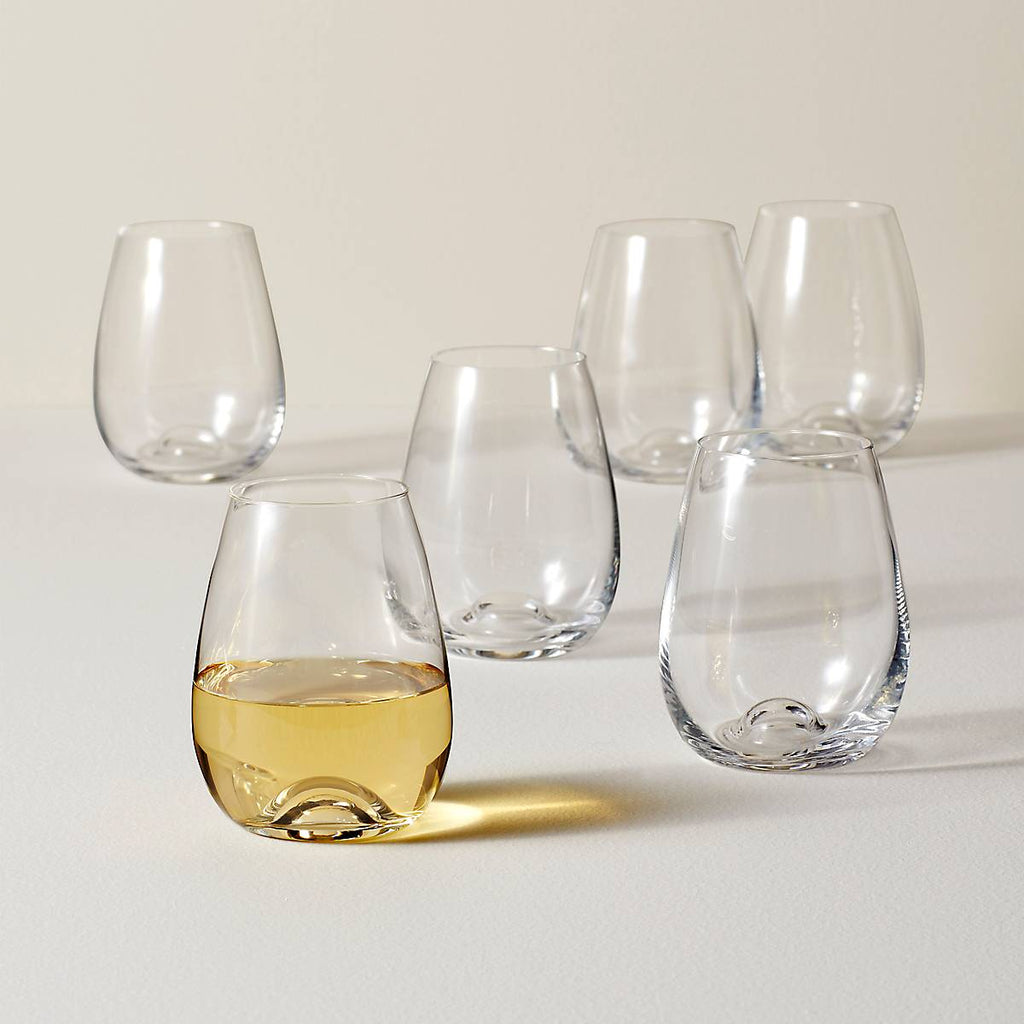 Tuscany Classics Stemless Glass Set, Buy 4 Get 6