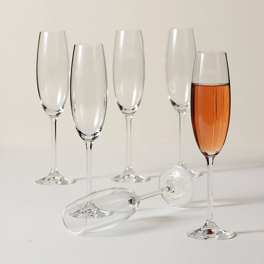 Tuscany Classics Champagne Flute Set, Buy 4 Get 6