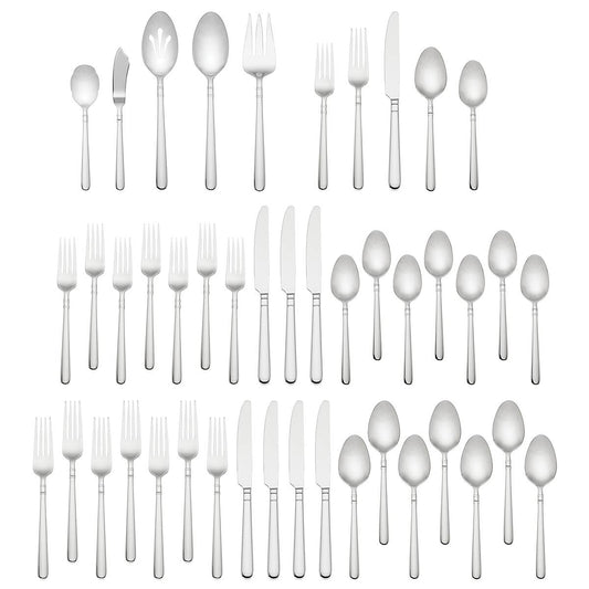 Carlton Street 45-Piece Flatware Set