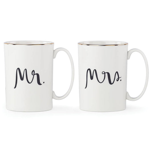 Bridal Party "Mr" & "Mrs" 2-Piece Mug Set