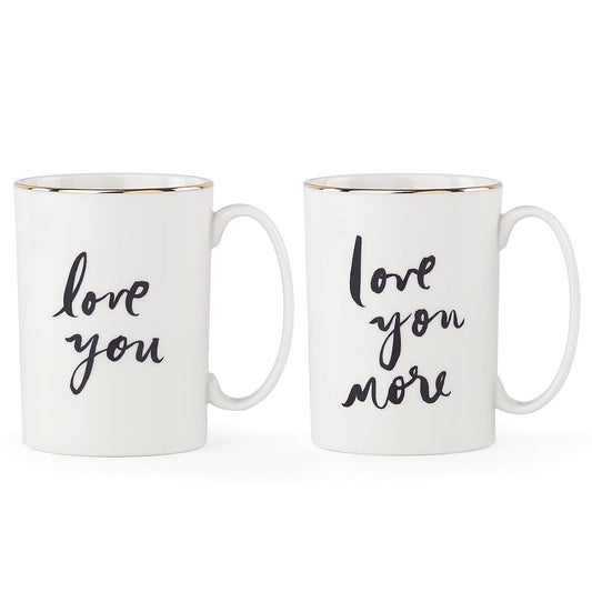 Bridal Party "Love You" and "Love You More" Mugs