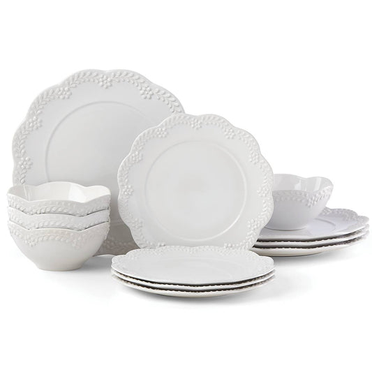 Chelse Muse Floral 12-Piece Dinnerware Set