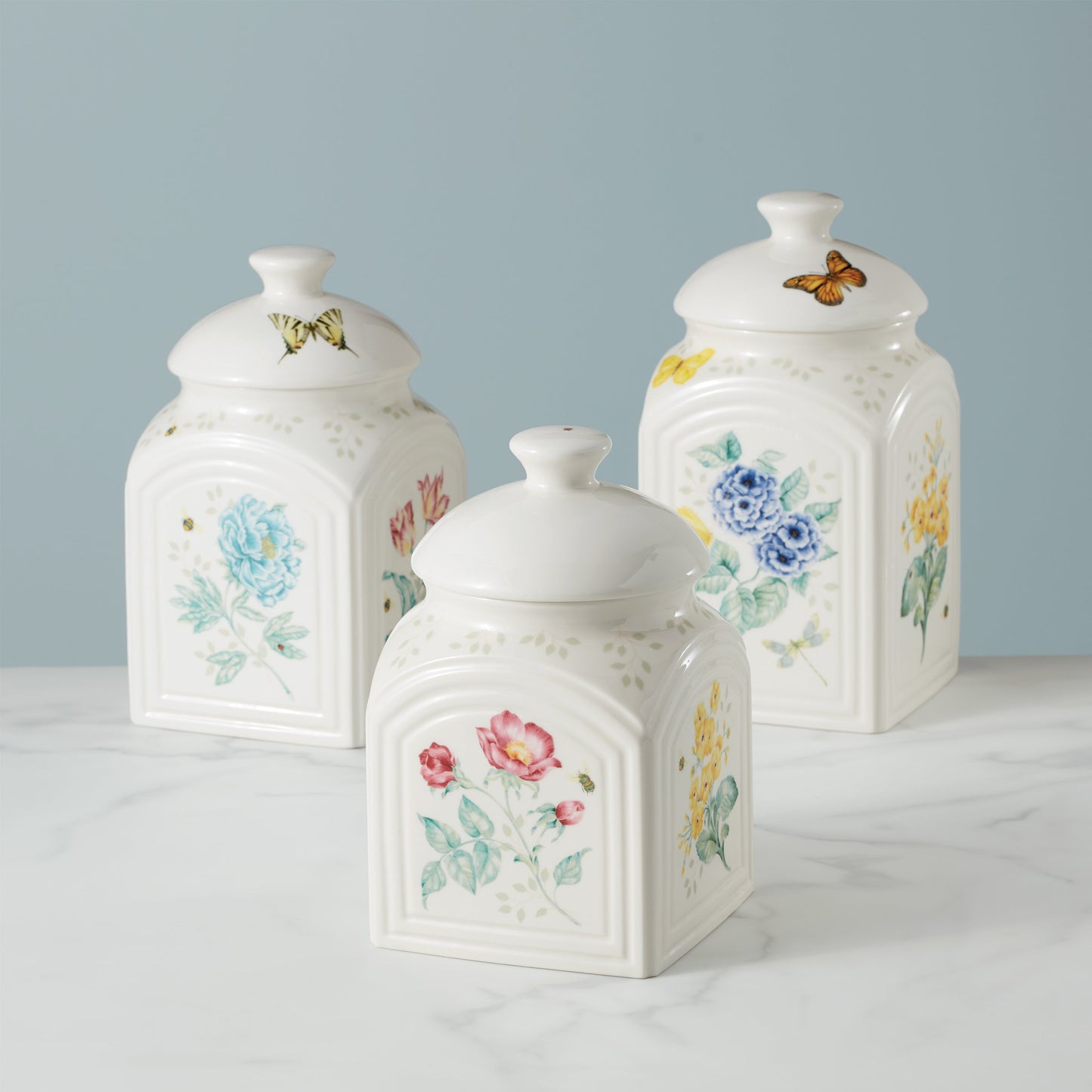 Butterfly Meadow Kitchen 3-Piece Canister Set