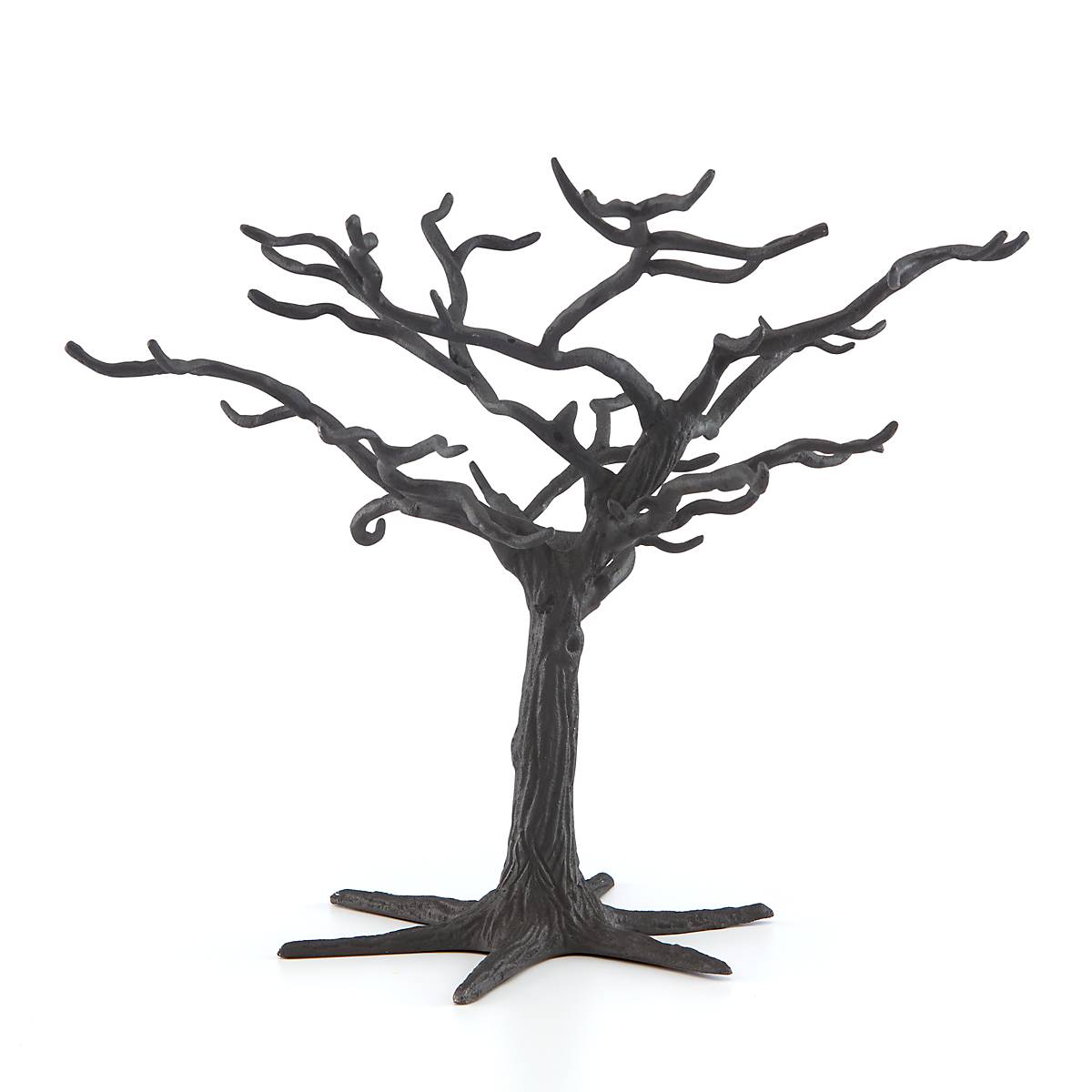 Matte Black Metal Ornament Tree