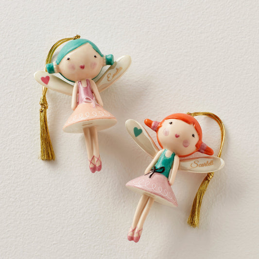 Forever Friends Fairy 2-Piece Ornament Set