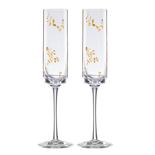 Opal Innocence Flourish 2-Piece Toasting Flute Set