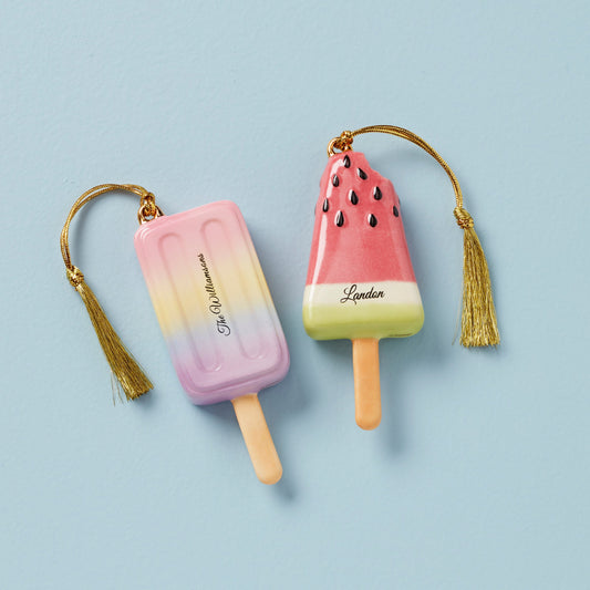 Forever Friends Popsicle 2-Piece Ornament Set