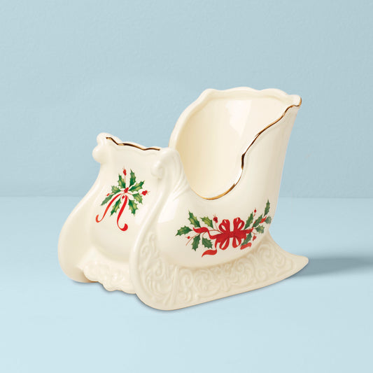 Holiday Sleigh Centerpiece Bowl